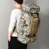 Backpack 80L Large Capacity Travel Climbing Bag Tactical Military Women Army Bags Canvas Bucket Shoulder Sports Male