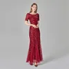 Sukienki specjalne w dużych rozmiarach Fishtail Slim Sexy Evening Dress Party Wersja 90801