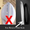 Meat Poultry Tools Efficient Fish Scales Scraping Stainless r For Cleaning Skin Brush Peeler Remover 221010