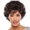 Synthetic Wigs Wig new style WIG fashion women's short curly hair chemical fiber headgear Yiwu 221010