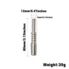 smoke accessory smoke shop 80mm Titanium Oil Straw Tip For Smoking Collector Kit Glass Water Pipe