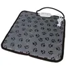 2022 Couvertures Chien Chat Coussin chauffant électrique Température réglable Couverture de lit pour animaux de compagnie Tapis chauffant pour chiot Coussin d'hiver Couvertures d'étanchéité Blanke