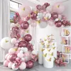 Другие праздничные вечеринки поставляют макарон розовый воздушный шар для гирлянда арка на свадьбу