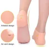 Knöchelunterstützung Silikonkautschuk-Gel-Socken Peds Anti Cracking Liner Heel Elastic Silicon Moisturizing Foot Skin Care Protection