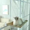 Camas de gato móveis de estimação fofa pendurada com 20 kg de janela ensolarada assento de montagem Hammock, prateleira de cama confortável 221010