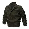 남자 S 재킷 군사 폭격기 재킷 남성 캐주얼 면화 남성 코트 군대 슬림 한 조종사 카사카스 파라 약한 크기 m 6xl 221010
