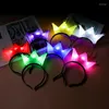 Luci notturne LED Heart Star Bacchetta Bastoncini Flash Light Concert Luminoso Fascia Occhiali Glow Party Toy