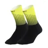 Chaussettes de sport haute technologie cyclisme Double face anti-dérapant moulage intégral vélo hommes femmes Sport de plein air course chaussette