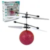 LED Fliegende Spielzeug RC Ball Flugzeug Hubschrauber Blinklicht Induktion Spielzeug Elektrische Spielzeug Drohne Für Kinder Geschenke C91