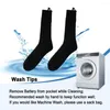 Sports Socks Warm Electric Thermal Heating For Skiing Running Hiking Women Men Winter Heated Cycling Camping Fishing Sport Tools