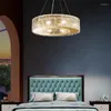 Pendants lampes postmodernes léger luxe en verre lustre de personnalité créative salon salon salle à manger simple en acier inoxydable lampe