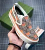 2022 new fashion Luxurys Shoe Women Shoes Designers Tennis Canvas Beige Blue Washed Jacquard Denim Rubber Sole Embroidered Vintage Casual Size 35-46 top quality