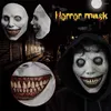 Parti Maskeleri Ürpertici Cadılar Bayramı Korku Gülümseyen Şeytanlar Tatil Masquerade Kostüm Şakası Kötü Face Cosplay Props