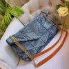 Bolsas de noite jeans Loulou Puffer Designers Bag Bag feminino Moda Jeans Bolsas de ombro de jeans Bolsa de designer de luxo bolsa 02