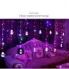 Saiten Led Vorhang Eiszapfen Fee Ball String Wishing Lichter Party Urlaub Zimmer Garten Veranda Weihnachten Bar Hochzeit Dekoration