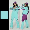 Ski -jassen 2022 Een stuk ski -pak dames buiten sport snowboard jas mannen thermische overalls jumpsuit set winddicht waterdicht