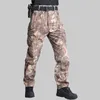 Vestes de chasse Veste de randonnée extérieure waterrpoof pantalon tactique thermique Camouflage de camouflage softhellwear