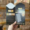 Telefon 9H gehärtetes Glas Displayschutzfolie Pakete Papier Einzelhandelsbox für iPhone 14 13 Samsung Sony Mobile Film Universal Weiß Blau Gelb Schwarz Leere Verpackungsboxen