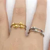 Cluster Rings Fashion Fidget Beads For Women Men Rotate Freely Anti Stress Anxiety Ring Fine Spinner Spiral Jewlery Gift