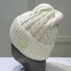 Projektant czapka luksusowa czapka czapka czapka z dzianiny czaszka zima Unisex kaszmirowe litery Casual Outdoor Bonnet czapki z dzianiny 8 kolorów