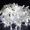 Strings 10m 100 LED STRING LICHTEN Kerstmis Outdoor Decoratie Wedding Party Garland verlichting Gullande lumineuse exterieur