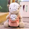 Sevimli Küçük Orman Hayvanları Peluş Oyuncak Nese Panda Hedgehog Kutup Ayı Pangolin Kanguru Anne ve Bebek Bebek Yumuşak Düzenleme Oyuncak J220729