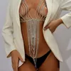 Andra Stonefans sexiga kroppskedjor underkläder för kvinnor mode siamese bikini rygglös klänning underkläder tillbehör juvelery 221008