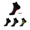 Spor çorapları 5 çift seti unisex spor anti-su baskısı futbolu kısa tüp nefes alabilen açık hava koşusu