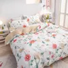 Beddengoedsets ingesteld katoenen materiaal quilt cover king size dekbed afdrukken beddenbladen