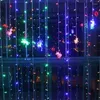 ストリング3m x 2m iticle led curting string妖精ライトクリスマスウェディングアウトホームガーデンパーティーガーランド装飾ライト110V 220V