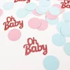 Dekoracja imprezy 150pcs Niebieski różowy stół baby shower konfetti płeć Odpowiedź