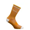 Chaussettes de sport 2022 été Sport cyclisme hommes route vélo extérieur Compression Orange