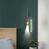 Pendellampor modern minimalistisk led lampa sovrum sovrum nordisk vardagsrum bakgrund v￤gg l￥ng linje ljuskrona restaurang ljus