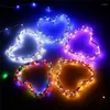 سلاسل 10 أمتار/33 قدم الطاقة الشمسية 100 LEDS عيد الميلاد Festoon Feyry LED LED LED LIDG LAMP GRADT HOME Outdoor Tree Garland الزفاف الزفاف