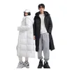 2022 Fashion Couples Thicken Down Coats For Men Winter Warm Windproof Casual Bread Long Hooded Women Puffer Jackets 215