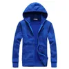 Erkek Hoodies Sweatshirts Yeni Düz Erkekler Zip Up Hoody Ceket Sweatshirt Kapüşonlu Fermuarı Erkek Üst Dış Giyim Siyah Gri Butik Erkekler T221008