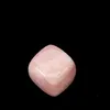 Stone 15Mm Irregar Chakra Crystal Stone Beads Statue Natural Stones Square Cubic Carved Decoration Rose Quartz Healing Room Ornament Dhpfx