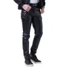 faux leather trouser