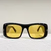 Solglasögon sommarstil för män kvinnor 1251 anti-ultraviolet retro platta fyrkantig plank full ram special glasögon slumpmässig låda