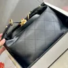 Kinderbeutel CC Bag Schulter Vintage Tasche echte Ledertaschen Einfache Frauen Tasche Klassische Kettenbag Cross Taschenmarke Mode Schulterbeutel Frau Box heiße Handtasche Lux