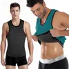 Men's Body Shapers Men's FITLIFE Men Sweat Waist Trainer Slimming Vest Neoprene Weight Loss Shaper Tummy Trimmer Sauna Shirt Fat