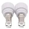 Lamp Holders White E14 To GU10 Ceramic Base Led Light Holder Converter Screw Bulb Socket Adapter Saving Halogen PBT