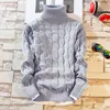 Chandails pour hommes 2019 nouveau hiver épais pull col roulé coupe ajustée tricot chaud noël et qualité supérieure pull G221010