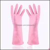 Gants de nettoyage en caoutchouc lave-vaisselle gants en nitrile pour femmes durables blanchisserie la blanchisserie sans odor livraison de chute domestique 2022 maison dhige