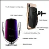 Other Interior Accessories Winsun Matic Clam Fast Charging Car Phone Holder For 12 11 8 Mobile 10W Wireless Charger Drop Delivery 202 Dhm0P