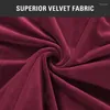 Chair Covers Velvet Armless Chaise Slipcover Stretch Lounge Cover Furniture Protector Sofa For Home