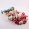 Kopfschmuck Rose Pfingstrose Blume Krone Mädchen Braut Blumen Stirnband Kranz Hochzeit Haarbänder Haarschmuck Frauen Brautjungfer Diadem