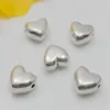 سحر الفضة التبتية الحب حبات على شكل قلب 5 × 9 مم صنع نتائج مجوهرات ملائمة السحر أقراط القلادة