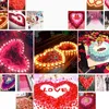 Fleurs d￩coratives 1000pcs rose p￩tale pour la d￩coration de f￪te de mariage