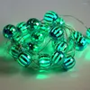 Strings LED String Lamp Marocco Ball Iron Luce creativa per la decorazione Festa di nozze Natale San Valentino Ghirlanda